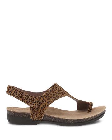 Sandales Dansko Reece Daim Femme Marron | FR 830XYU